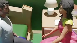 First time sex with his stepsister. Dirty talking. Boro bon ke chudlo