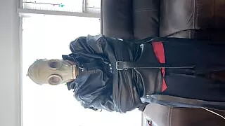 Dec 11 2023 - Gasmask Monday + StraitjacketMonday = Straitmask Monday