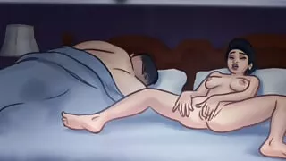 Summertime Saga #114 - Lonely Housewife Masturbation She Wants to Get Caught