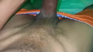 Playing with monster big cock