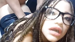 Perverted stepmother and fucked by the perverted stepson's cock who eats the big ass of the horny and slutty stepmother