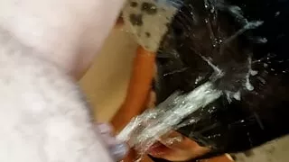 French dominatrix humiliates and pisses on a submissive