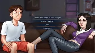 Having fun with all this russhian girl in the city - SummerTime Saga