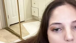 Amatuer milf xLilyflowersx fucks creamy pussy with Big Black Dildo