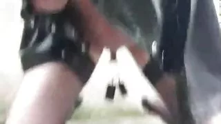 Weight at pussy with squirts