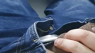 Step mom open Step Son jeans and gave him a handjob