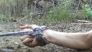 Naughty Blonde Girl Masturbating on the Beach and Imagines a Guy Smashing Her Butt