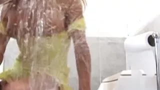 Lesbian Sluts Enjoy Stuffing Themselves on Huge Dildos in Hairy Pussy and Big Butts