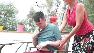 Mature Tutor Mrs. Molly Has a Special Lesson for Her Student