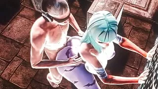 Morrigan Aensland in the Electron Temple (part 1)