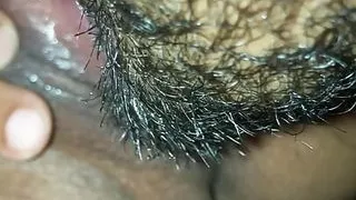 Cuckold Husband Put Fingers and Licking Hotwife Juisy Pussy