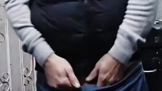 Trackie  outside piss