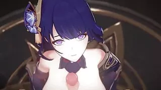 3D Compilation: Genshin Impact Raiden Shogun Titfuck Missionary Beidou Signora Doggystyle Creampie