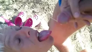 oraBitch Cumshot compilation from vacation in Maspalomas