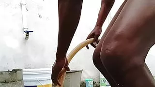 Village boy remove hear