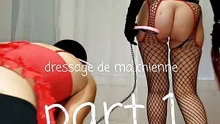 Training my slut part 1 (Highness-tania French dominatrix)