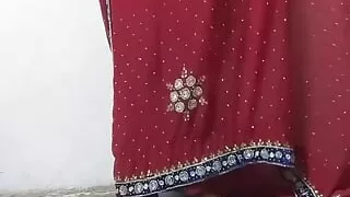 Wear saree full video
