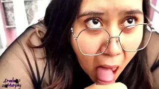 Vecinos Mirones!, Follando A Mi Hermanastro En El Balcon. 10 Min