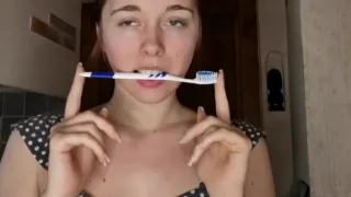 I Dildo Myself With My Toothbrush Oops Its Slipping