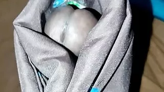 Satin silk handjob porn - Brown saree handjob of chachi (106)