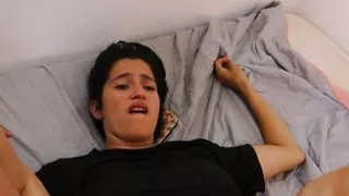 I eat my stepmother's pussy in exchange for her silence