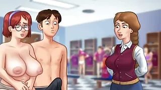 First day in school. Summertime saga game walkthrough videos.