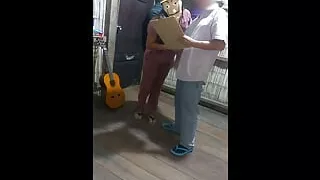 Old Preacher Of The Word Of Christ Converses With His Apprentice Woman And Wants To Fuck Her