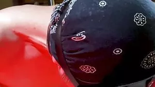 MILF Cat-Woman smoking and sucking my dick until I cum!