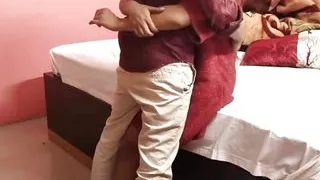 Desi Student Girl with Tution Teacher in Hotel Room
