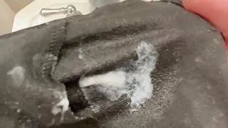 Sweet used panties of my wife with cum