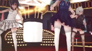 Mmd R-18 Anime Girls Sexy Dancing (clip 1)