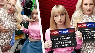 Calvin Brings Evie To The Back Office When He Suspects She Shoplifted Hair Dye - Shoplyfter MYLF