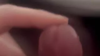 Absolutely massive cumshots from playing with frenulum