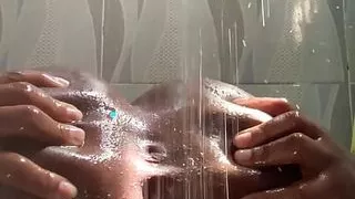 Freaky girl in bath  bisexual