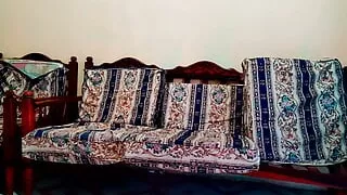 Old Woman From The Cleaning Has Her Charms!! She Puts On Lingerie And Looks Sexy, She Is Ready To Fuck