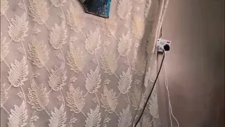 Big black cock dominating a moderate hole.