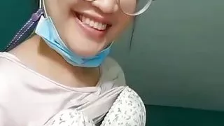 Toilet Asian girl pee