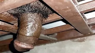 Hairy tiny penis play and pissing compilation