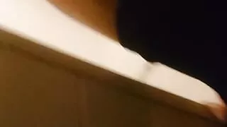 First time curvy latina  hand free sissygasm