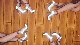 Mmd R-18 Anime Girls Sexy Dancing (clip 28)