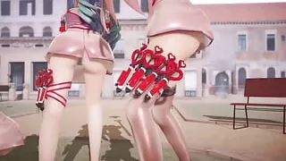 Mmd R-18 Anime Girls Sexy Dancing (clip 34)