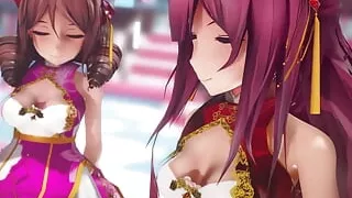 Mmd R-18 Anime Girls Sexy Dancing (clip 33)