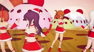 Mmd R-18 Anime Girls Sexy Dancing clip 11