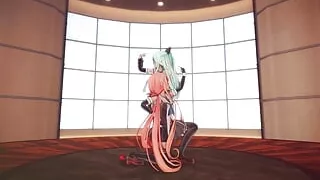 Mmd R-18 Anime Girls Sexy Dancing clip 6