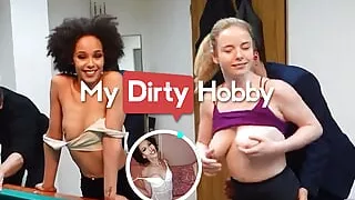 MyDirtyHobby -2 babes gangbanged by 6 cocks