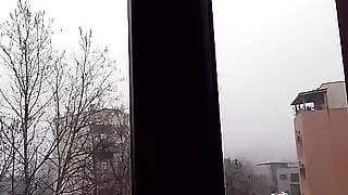 Carrot between the tits