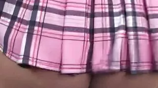 Blonde teen fucks her tutor on her classroom!