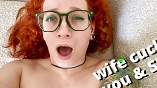 cucked: wife humiliates you while cumming on big futa cock - full video on Veggiebabyy Manyvids