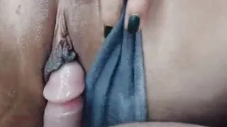 My wife on fire shot