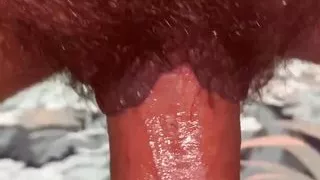 Beautiful desi hairy pussy very close up fuck